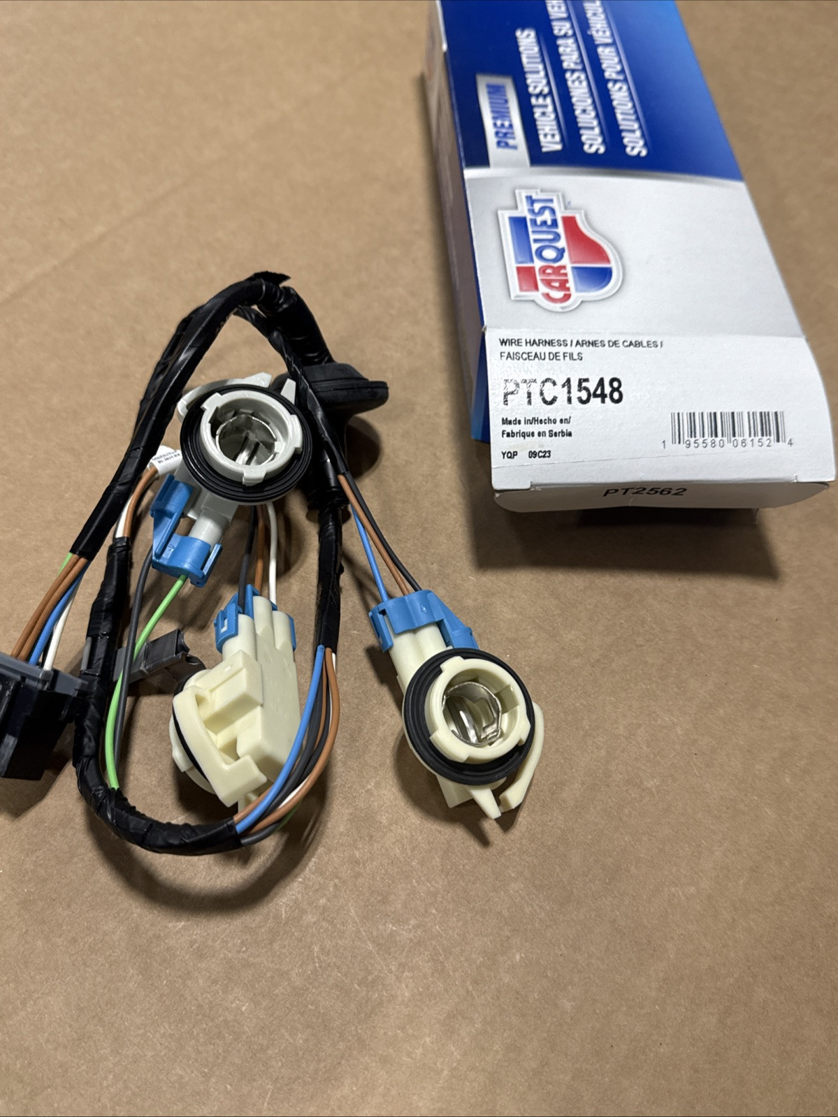 Tail Light Wiring Harness CARQUEST PTC1548 For GMC Chevrolet 2000-2001
