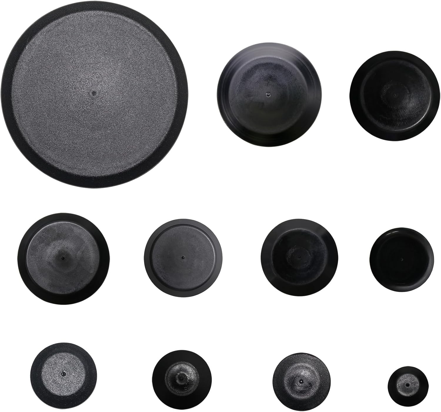 60 Pcs Flush Mount Hole Plug Assortment Kit for Auto Body Metal Sheet