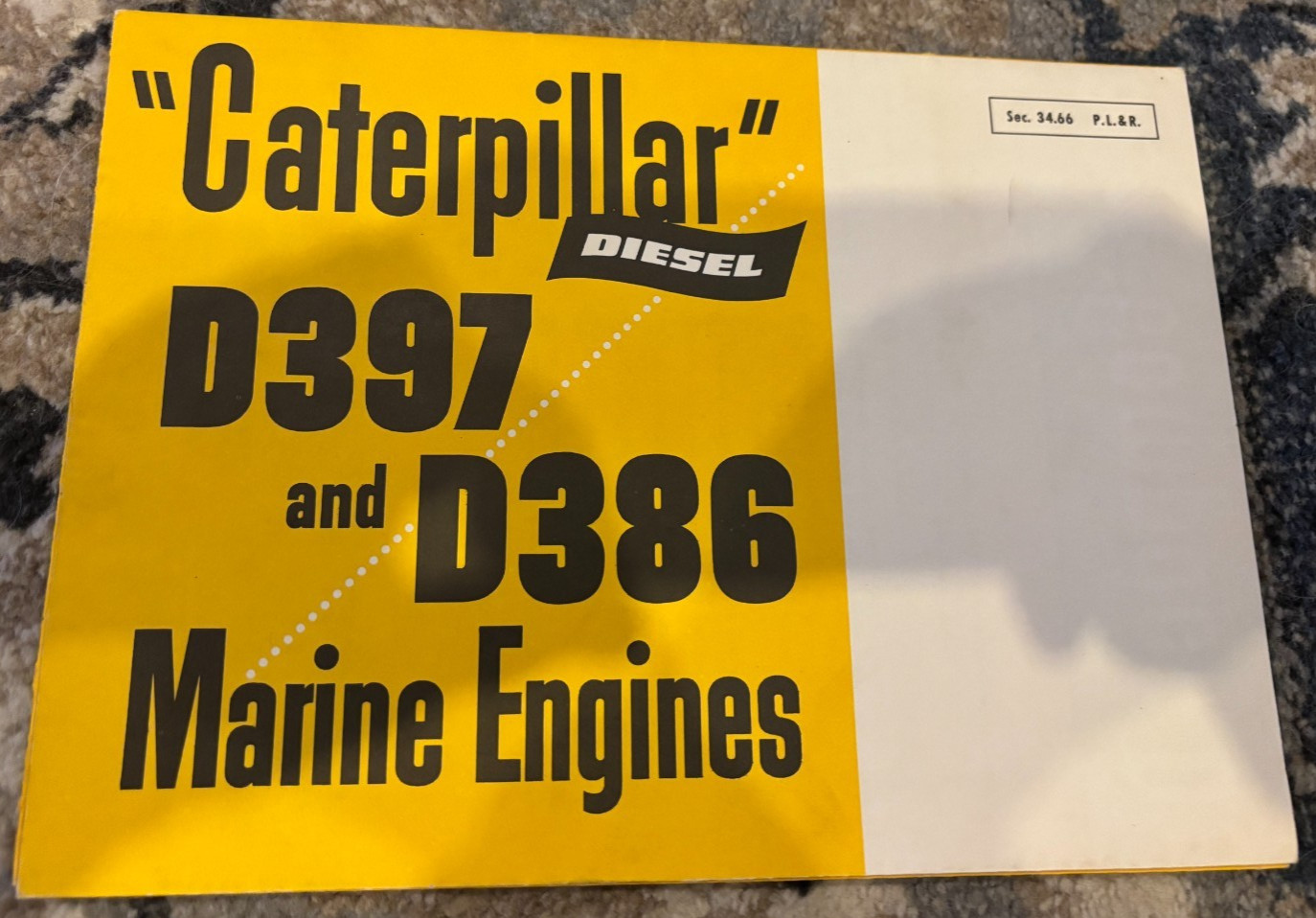 Caterpillar CAT Diesel D397 & D386 Marine Diesel Engine Brochure AMIL26