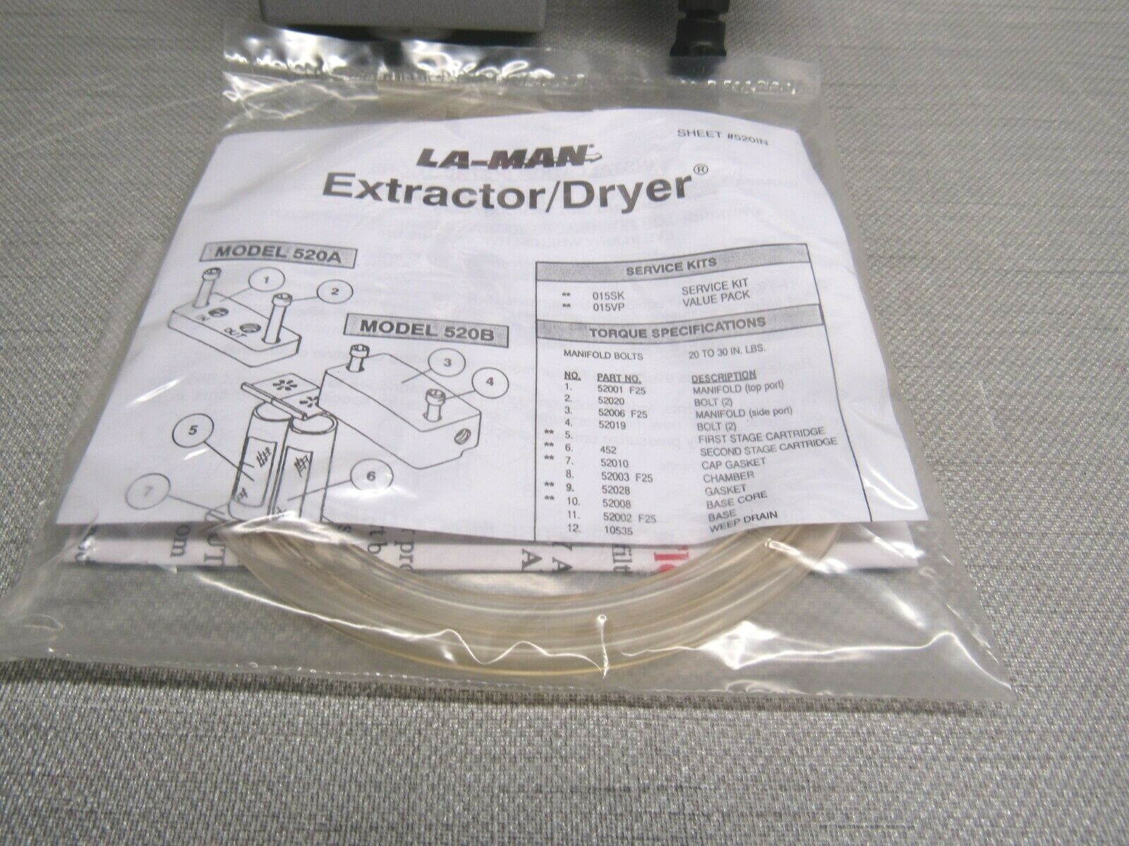 LA-MAN 520BF Extractor Dryer