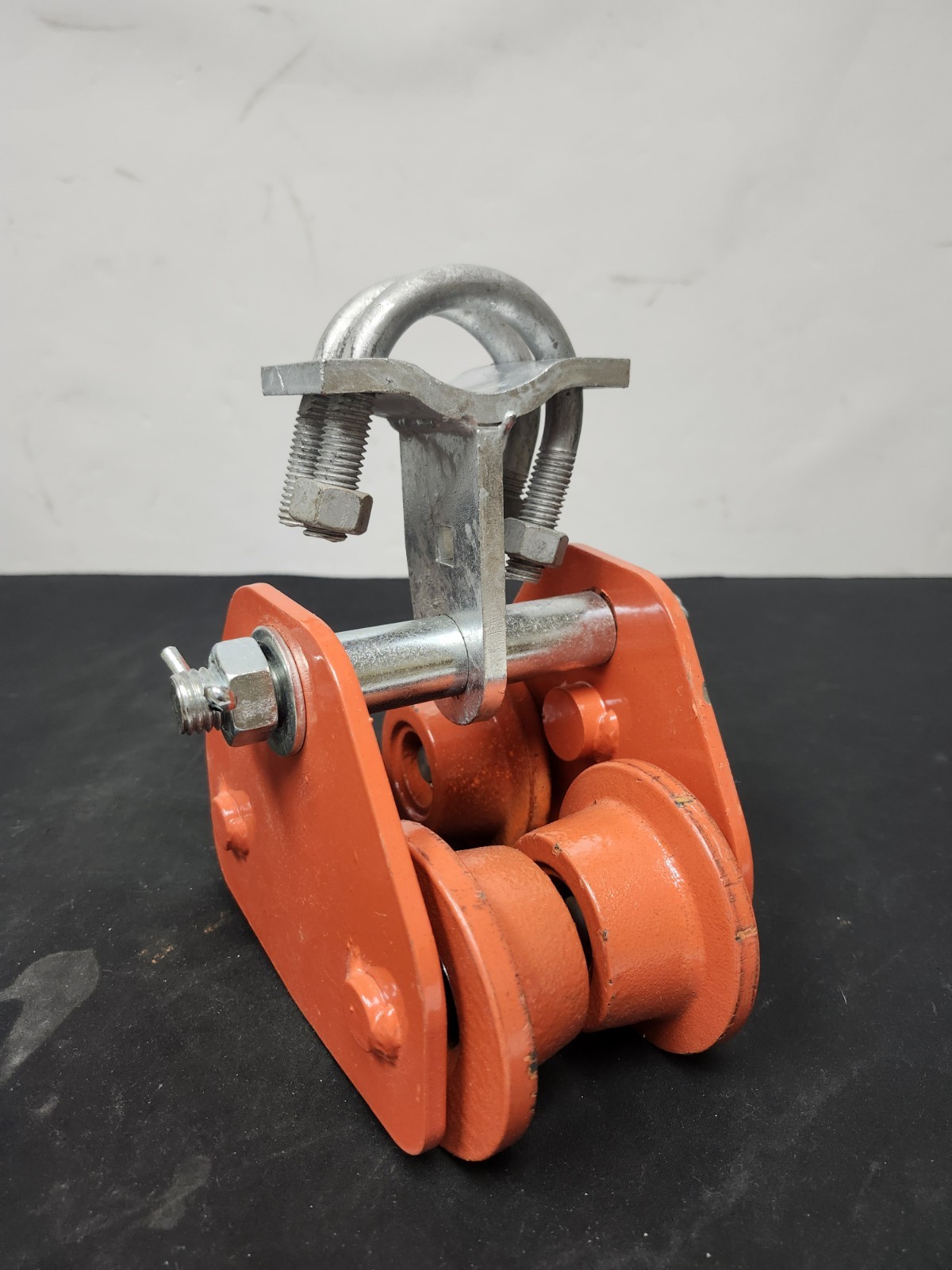 Heavy Duty Double Trolley Assembly for 6" I-Beam - Overhead Slide Gate Assembly
