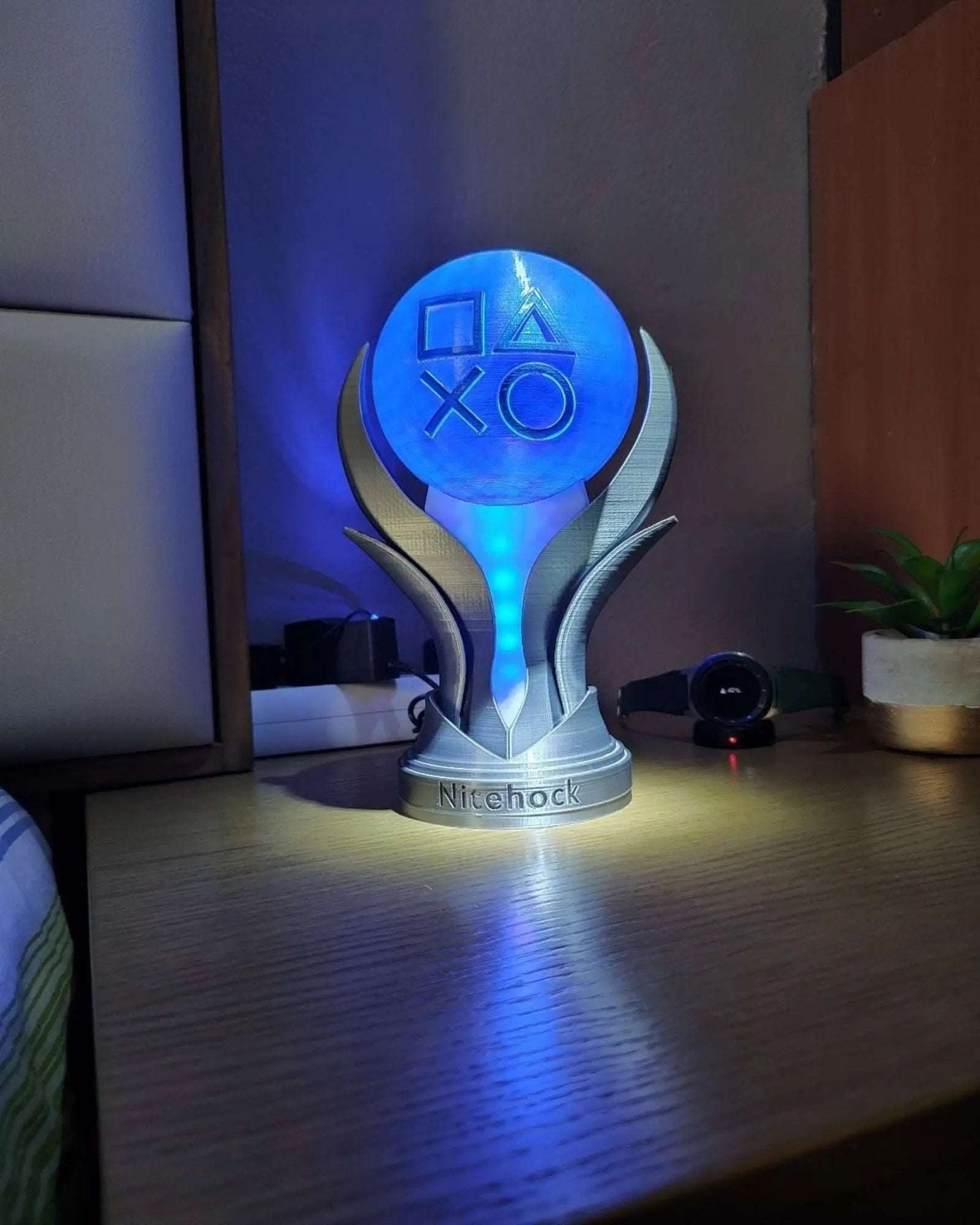 PS5 Platinum Trophy LED Light Lamp - RGB Version