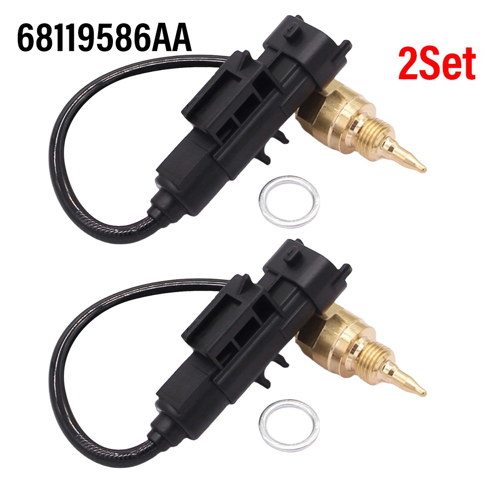 2X Engine Oil Temperature Sensor For 2015-2020 Jeep Renegade 2.4L 68119586AA