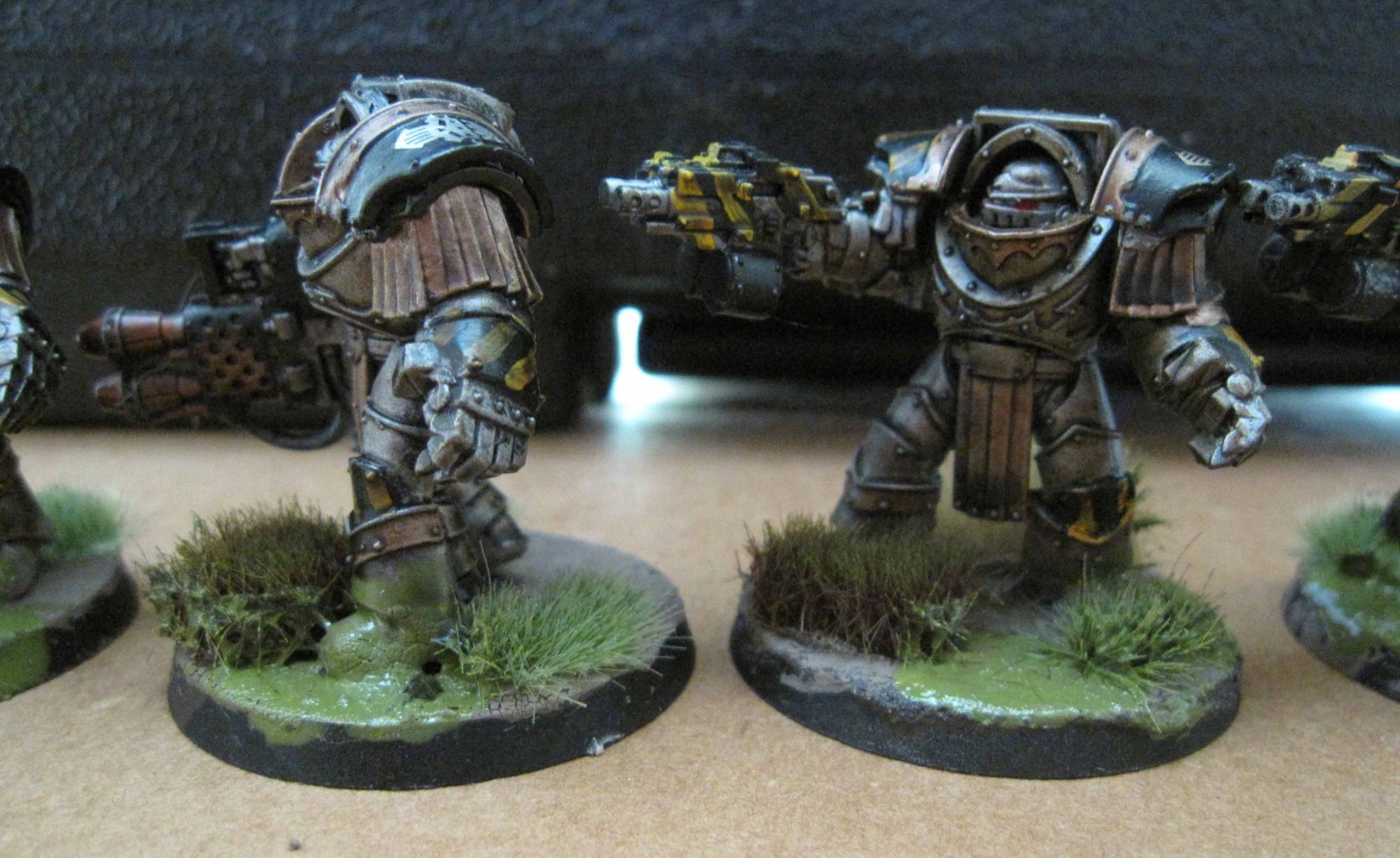30K Horus Heresy Iron Warriors Cataphractii Terminators plastic painted