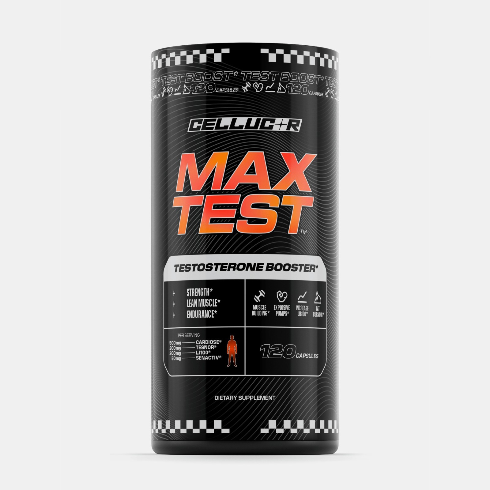 Cellucor® - Max Test Testosterone Booster - 120 Capsules (30 Days) P6