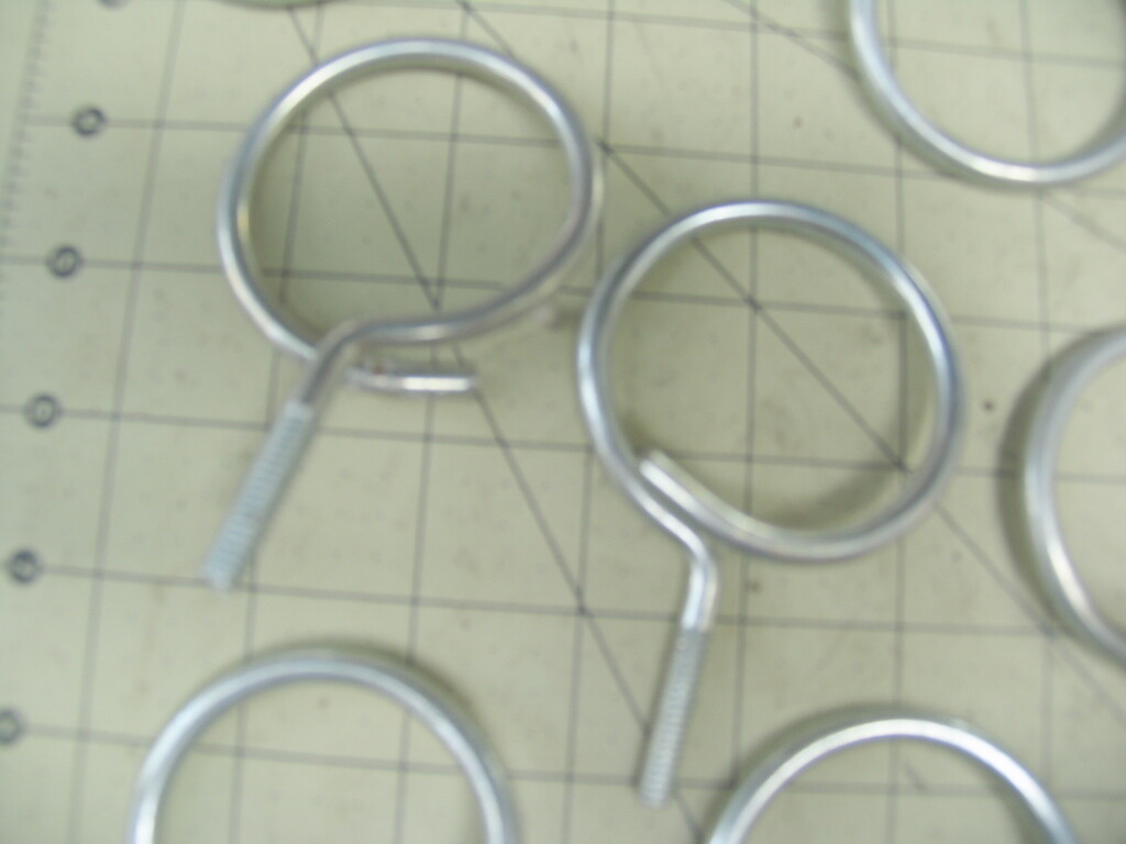12 Loop Hangers 2" ID (1/4"-20 thread)