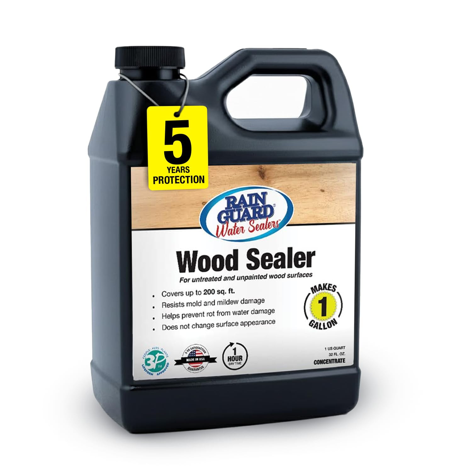 Rain Guard Wood Sealer Concentrate SP-8001 | Makes 1 Gallon | Protects Wood from