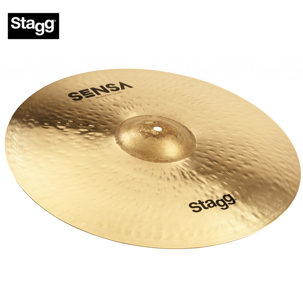 Stagg 16" SENSA B20 Bronze Hand Hammered EXO Crash Cymbal SEN-CM16E