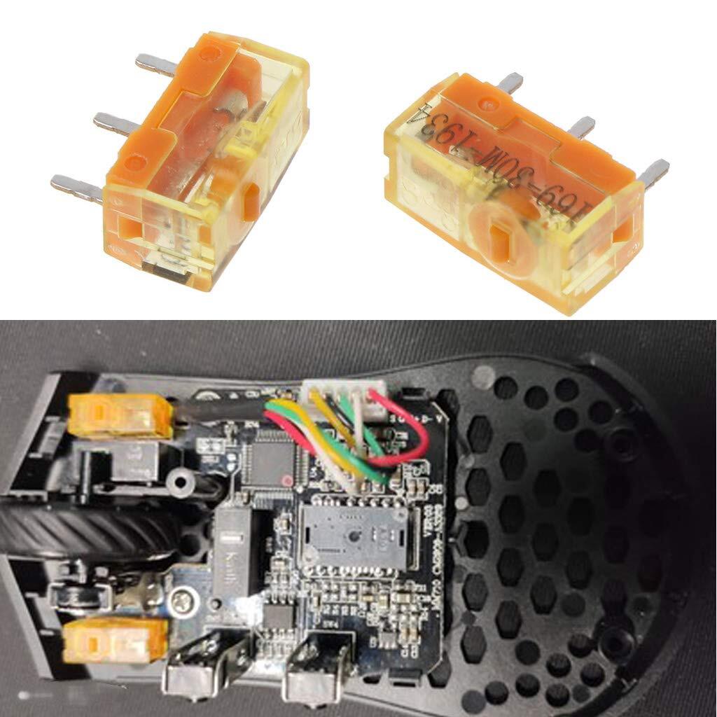 2pcs TTC Dustproof Gold Mouse Micro Switch Micro Button Gold Contactor 30 Mil...