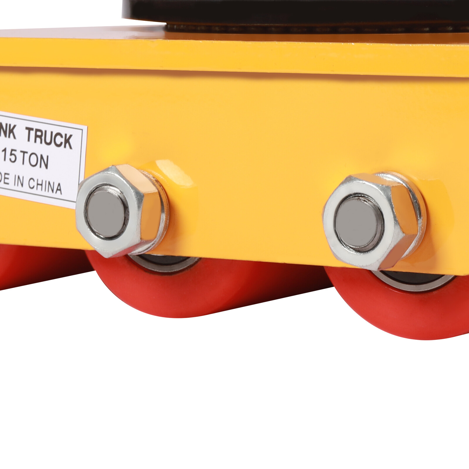 15T Dolly Skate Machine 9 Rollers Machinery Movers Cap 360° Rotation with Handle