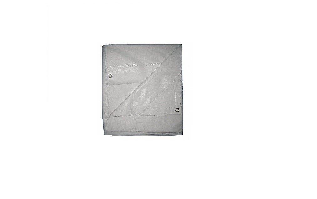 Tarp: Std Duty 5WTN0, 10 x 12 ft Cut Size, 9 ft 6 in x 11 ft 4 in