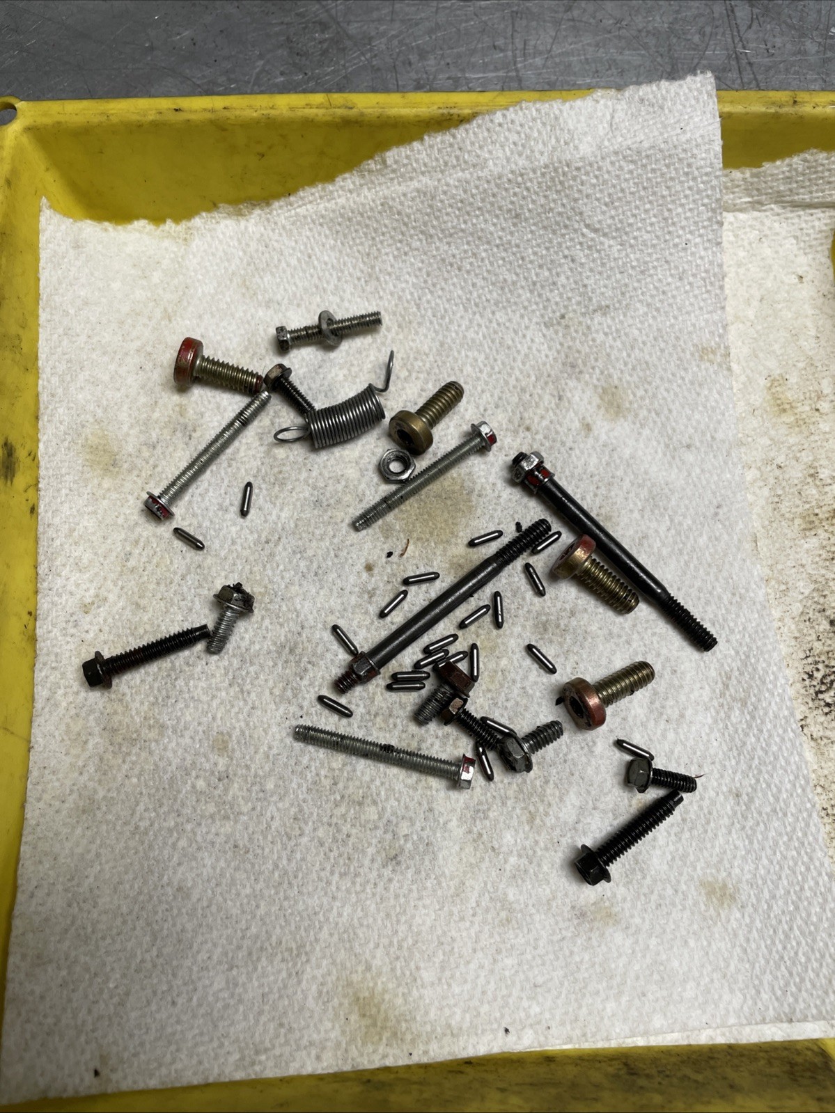 OEM GOOD USED TECUMSEH TC200-2036D-9229G MISC. HARDWARE FROM TEARDOWN
