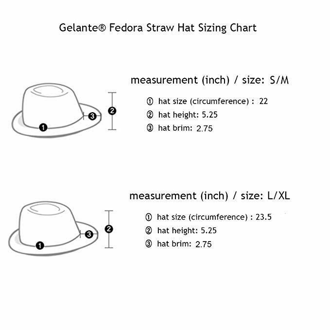 Unisex Summer Big Flat Brim Panama Hat Fedora Beach Sun Straw Light Paper Cap