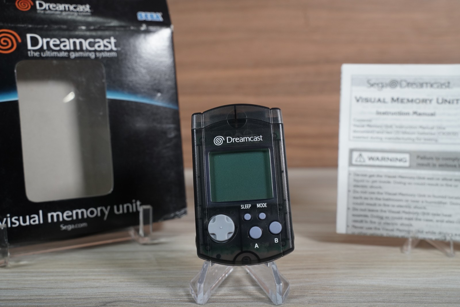Black Smoke Grey VMU Visual Memory Unit (Sega Dreamcast) New OPEN BOX
