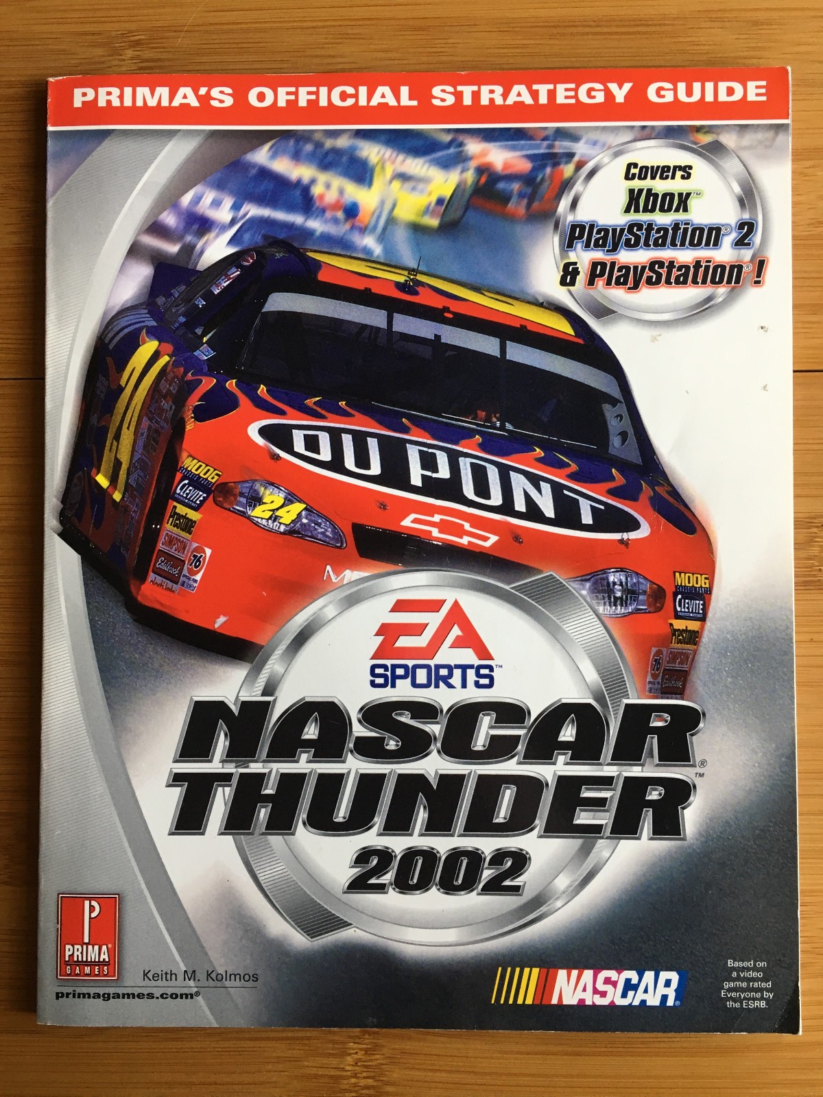 NASCAR Thunder 2002 PS2 Prima's Official Strategy Guide Keith M. Kolmos HTF Rare