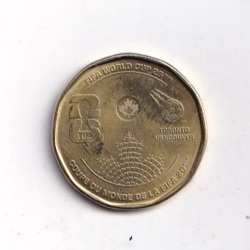 new Canada 1 Dollar 2026 Charles III FIFA World Cup 2026  (KM#579039)