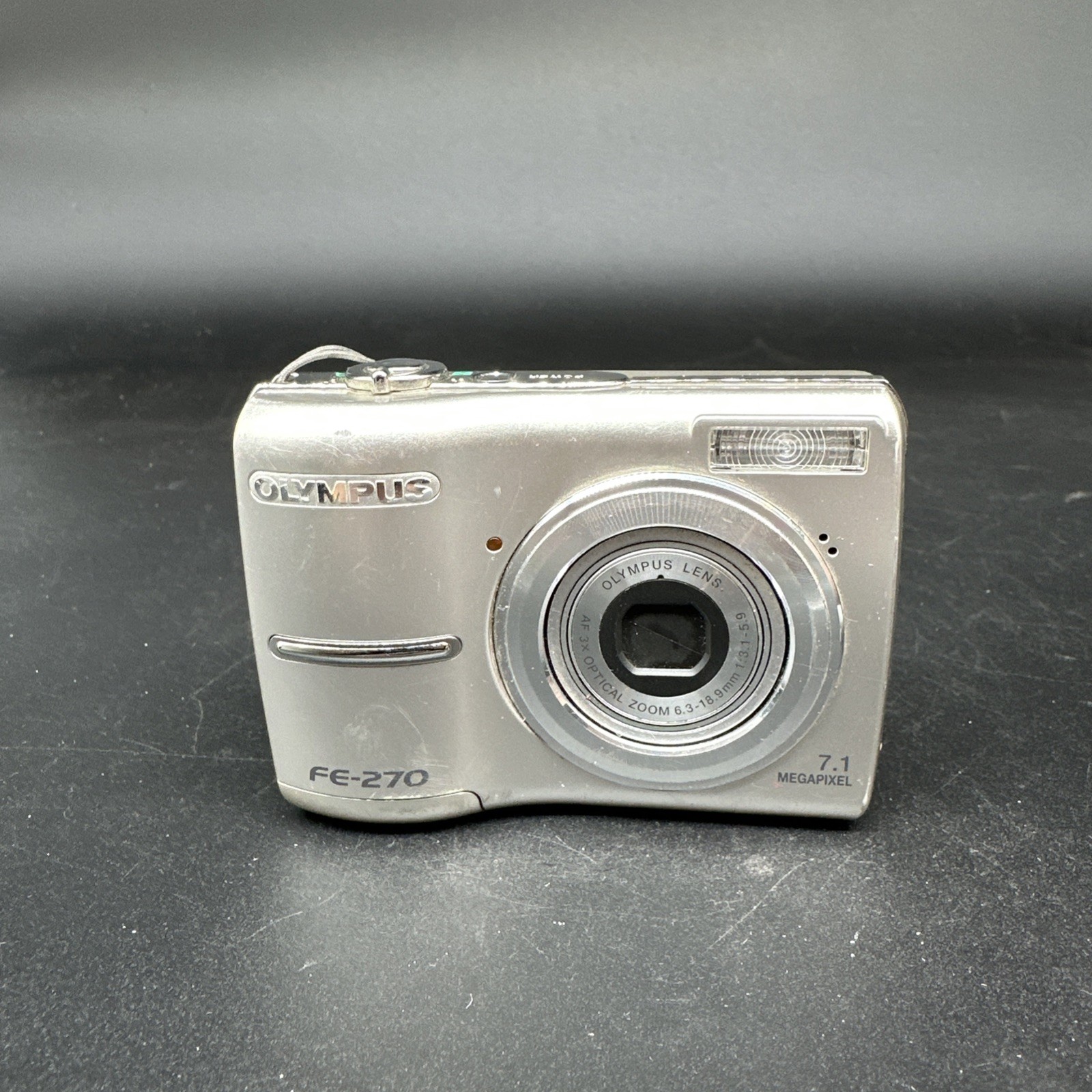 Olympus FE-270 7.1MP Digital Camera, Silver - Tested