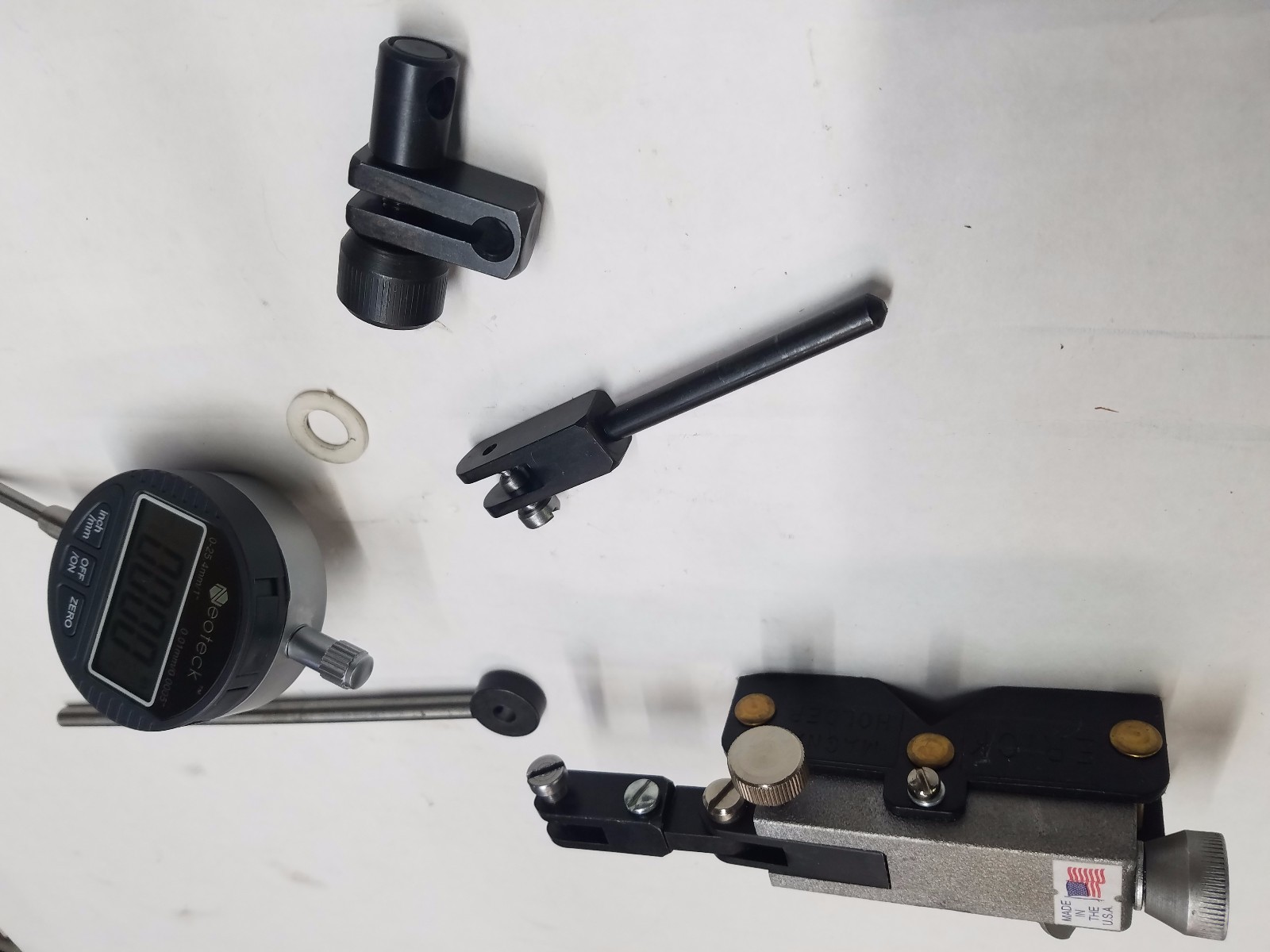 Indicator holder kit complete precision horizontal adjustment New Made in USA