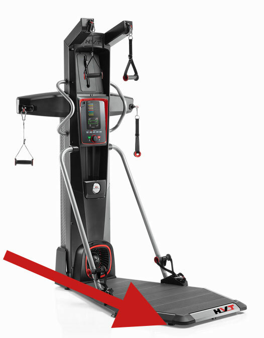 TWO USED BOWFLEX HVT BASE RUBBER FEET