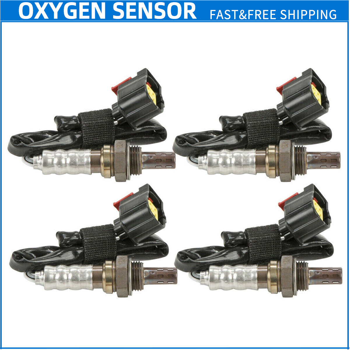 4pcs Upstream+Downstream Oxygen O2 Sensor For Chrysler Jeep Dodge Ram USA