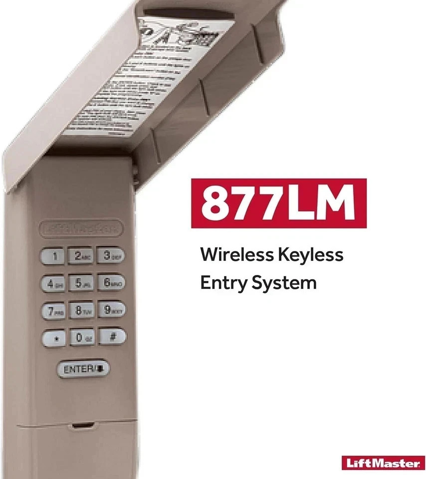 LiftMaster 877LM Wireless Garage Door Keyless Entry System