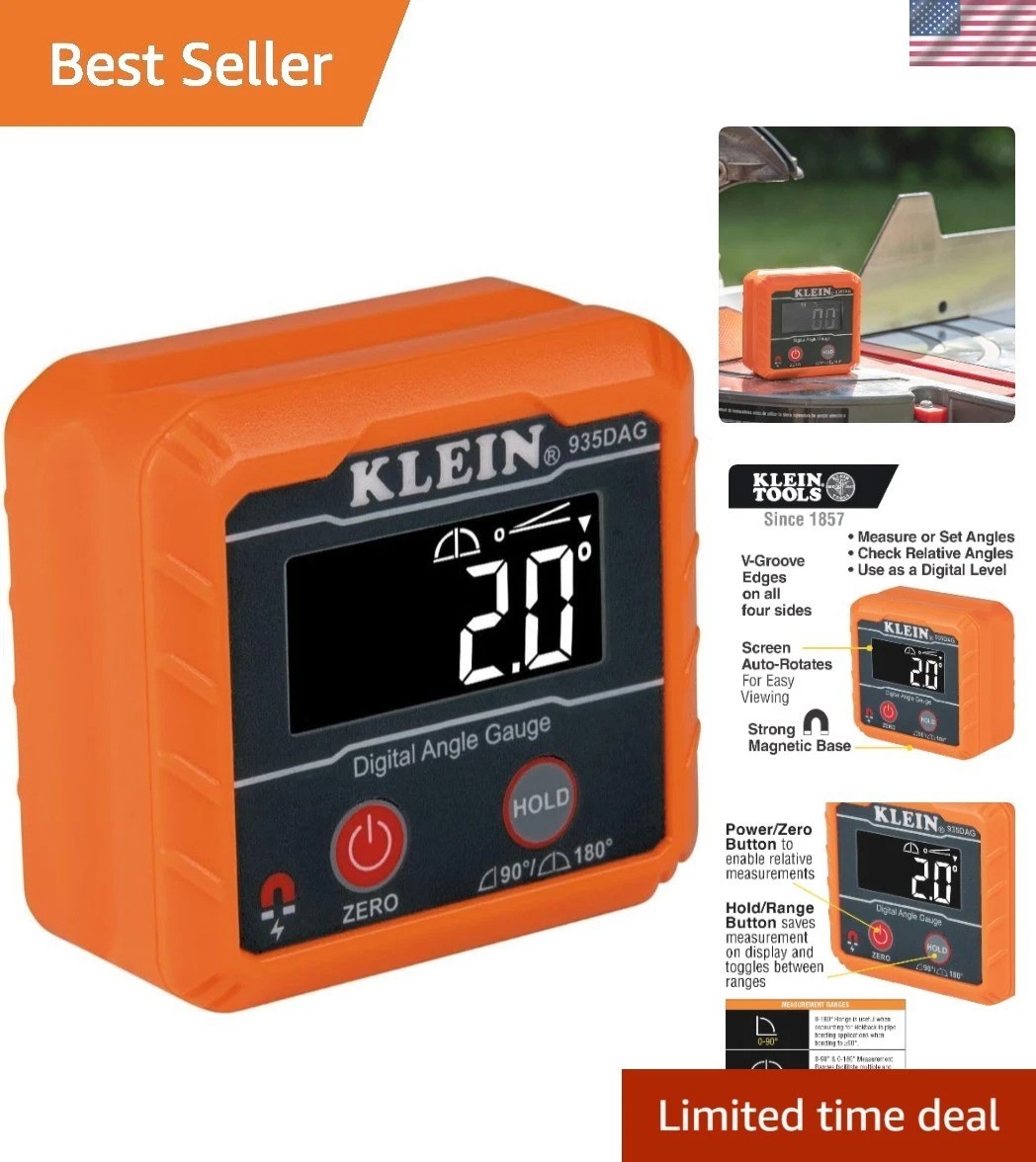 Professional Digital Electronic Level with Strong Magnetic Base – 0-90 & 0-180