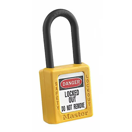 Master Lock 406Kaylw 4Xx0002 Lockout Padlock, Keyed Alike, Thermoplastic,