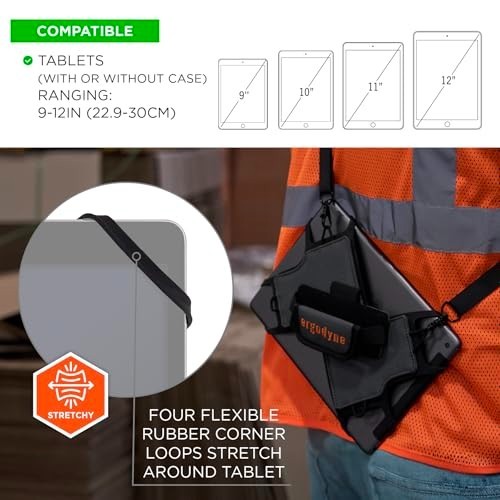 Ergodyne Squids Tablet Holder with Detachable Shoulder Strap