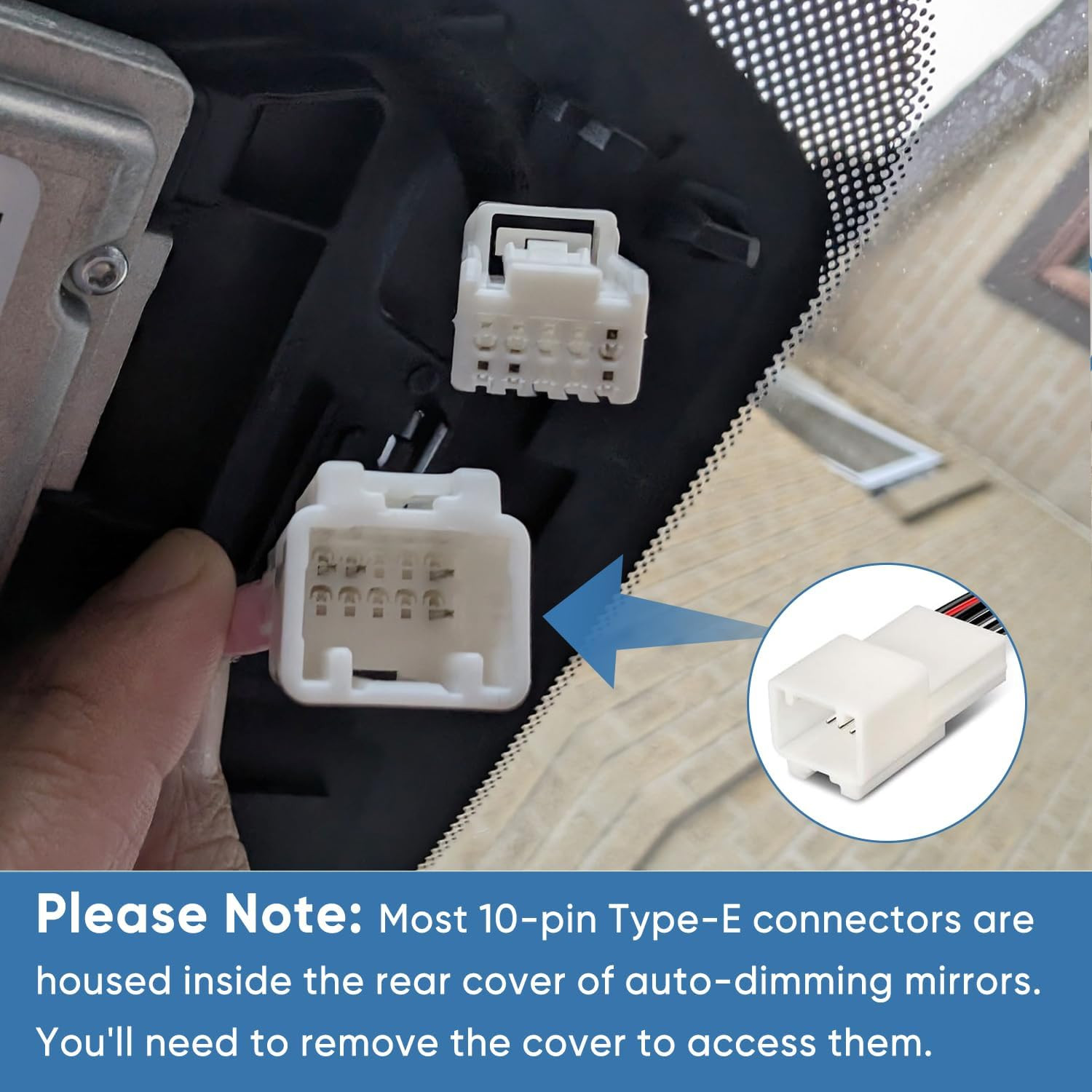 Dashcam Power Adapter,(10P Typee) Compatible with Select Mazda 2017+ CX5, CX9 wi