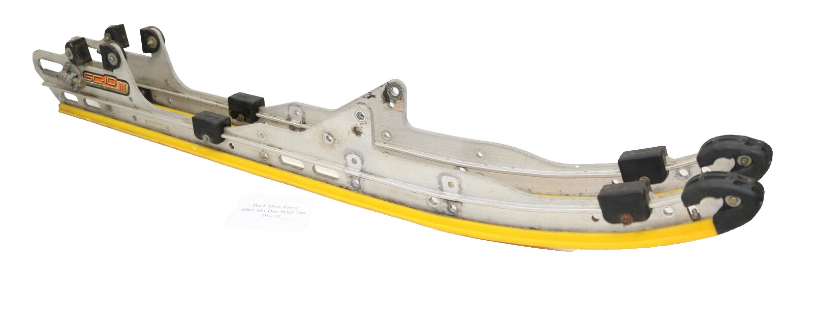 2002 Ski-doo Mxz 700 Zx Left Right Rails Rail Set SC-10 lll III 121" Yellow