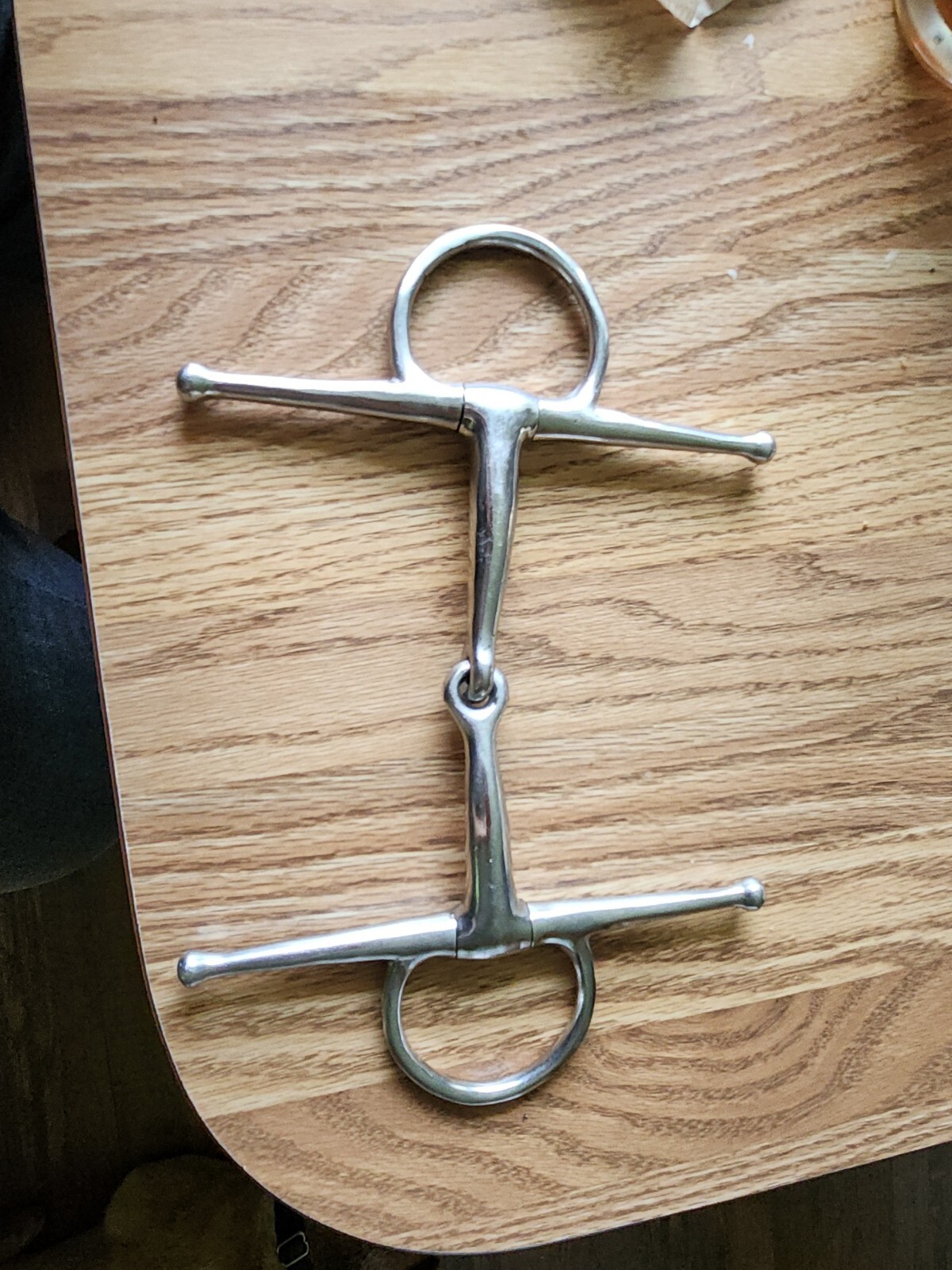 Full Check 5 inch English Snaffle with 6 inch shafts