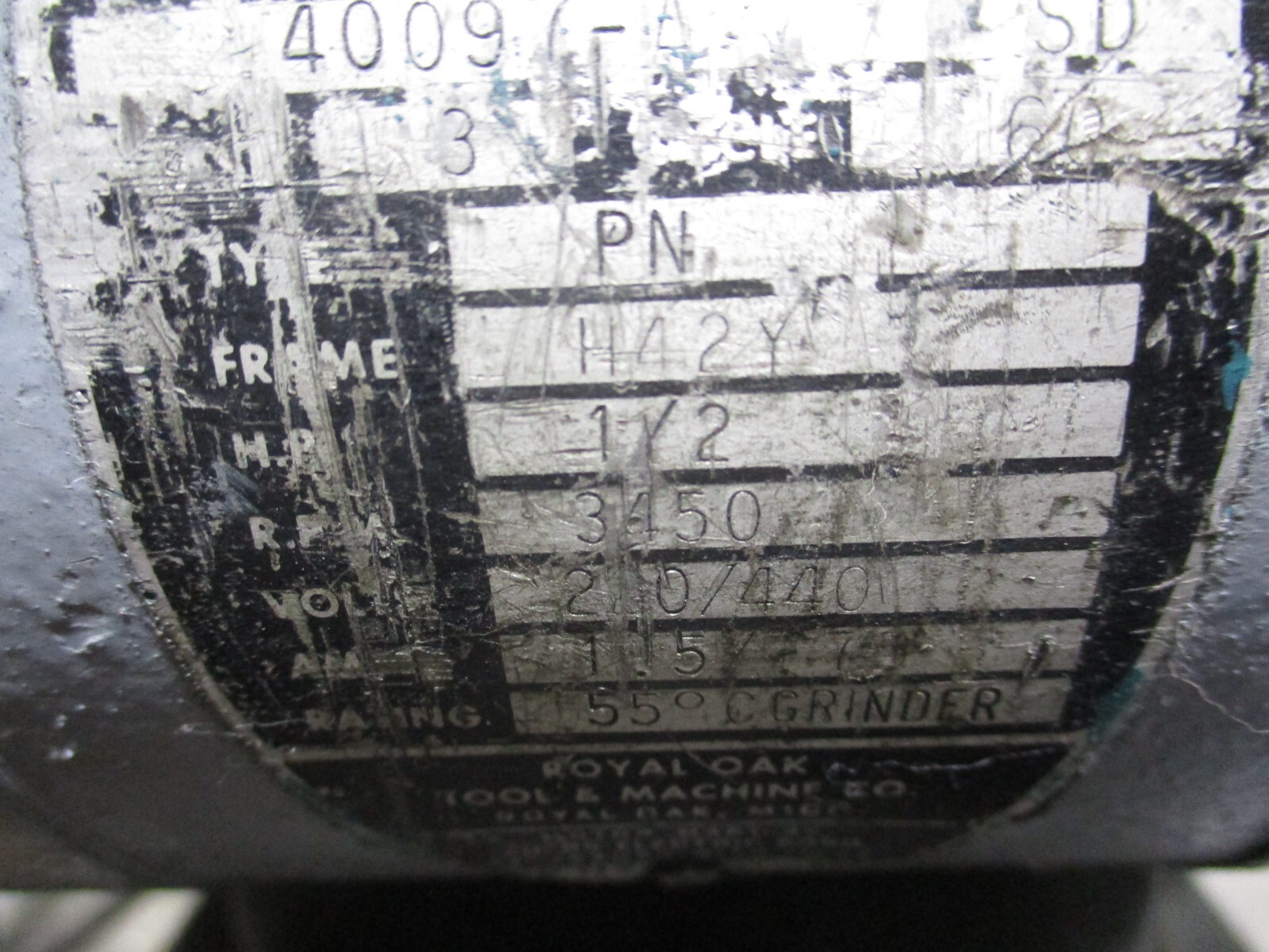 Seneca Falls Machine R-O Cutter Grinder 1/2 HP