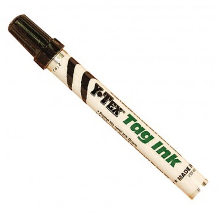 YTex Felt Tip Eartag Marking Pen BLACK 2 in 1 Fine & Broad Cattle Swine Sheep