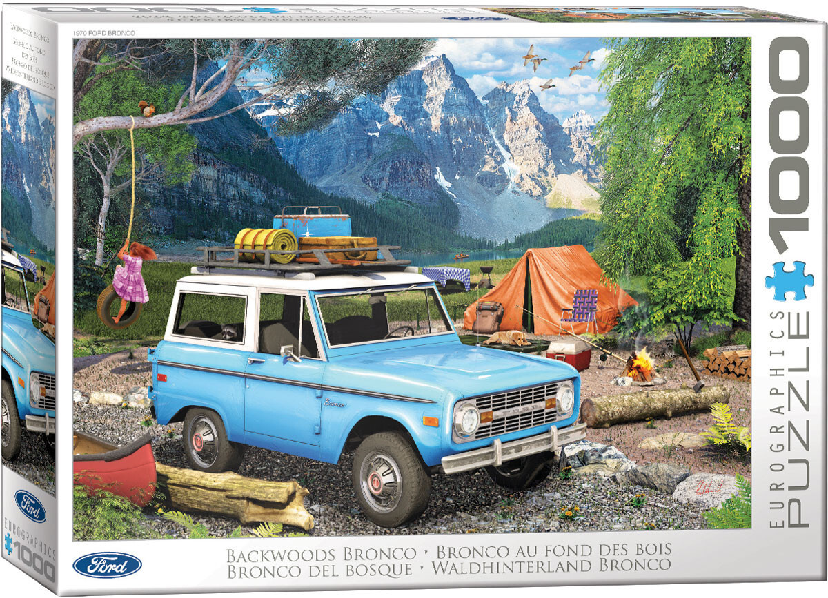 Puzzle - Backwoods Ford Bronco - 1000 Pieces * Ships Worldwide & FREE to the USA
