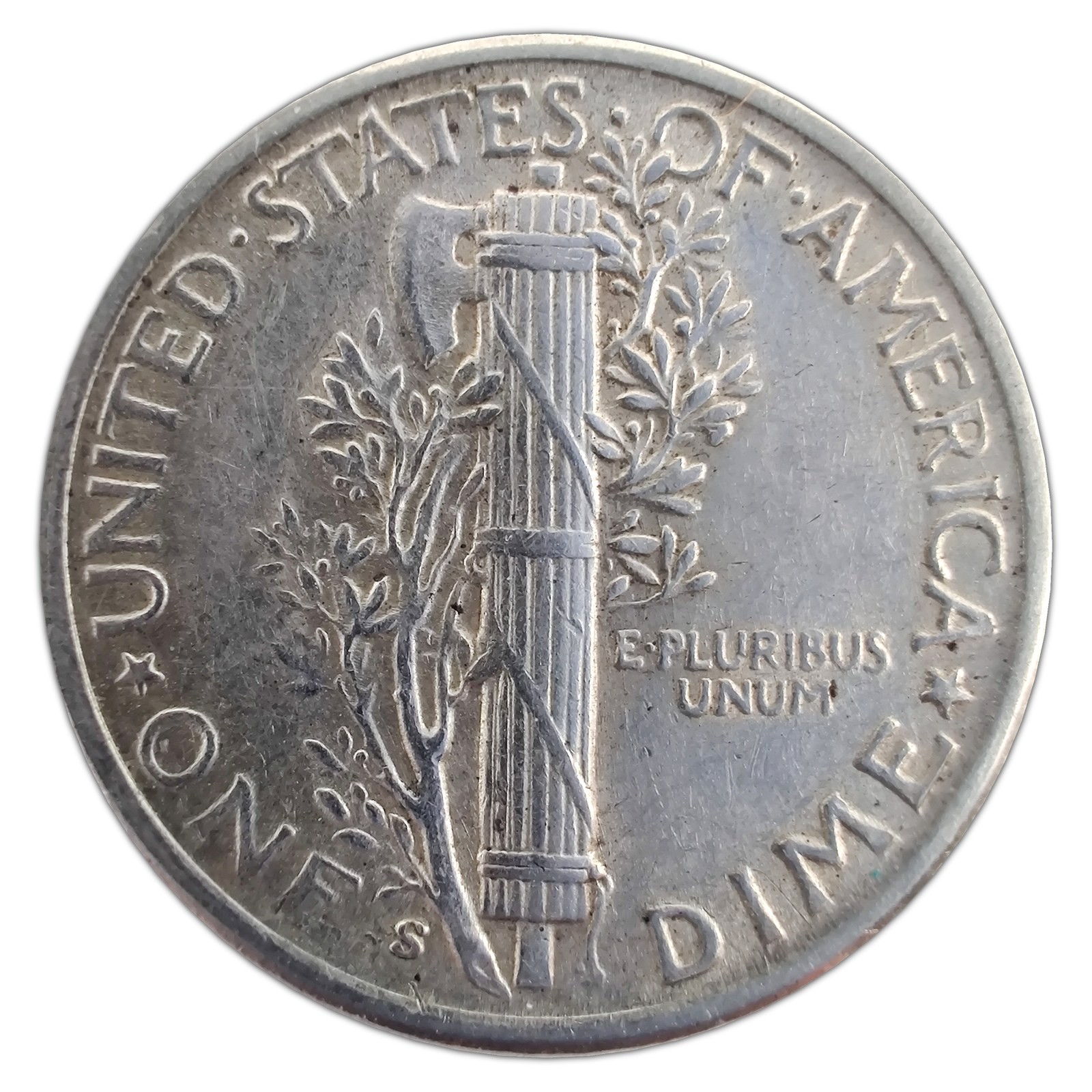 1945-S Mercury Dime XF Extremely Fine 90% Silver