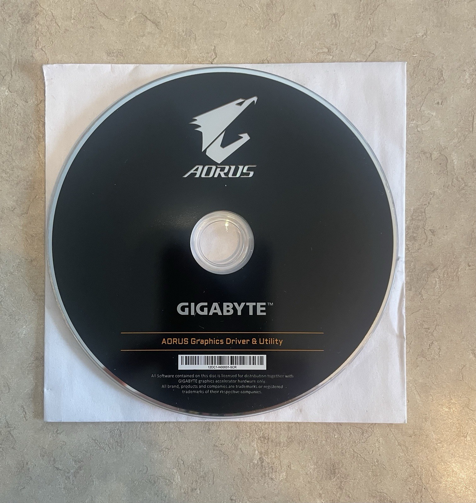 Gigabyte Aorus Graphics Driver & Utility CD