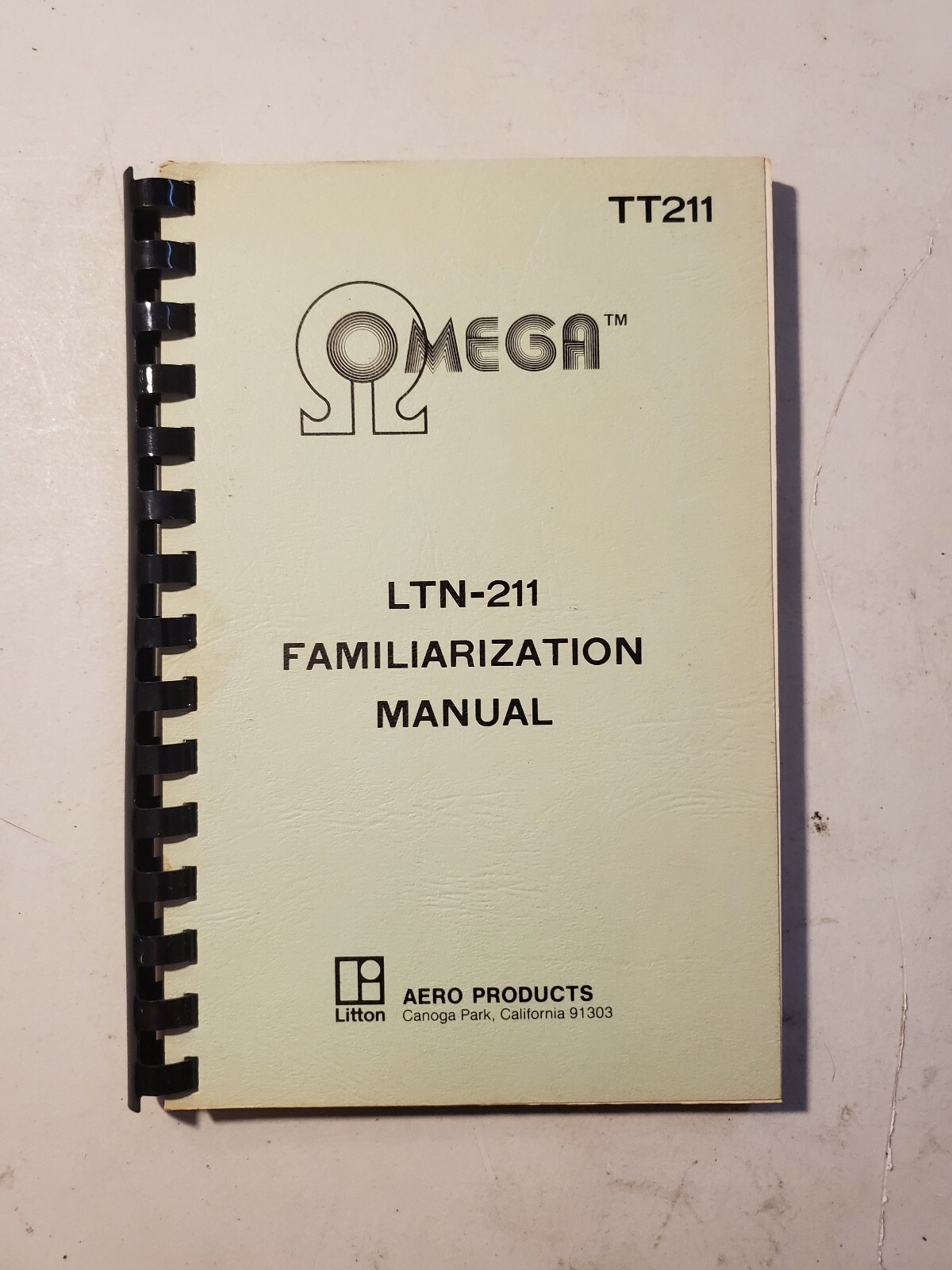 Litton Aero Omega LTN-211 Familiarization Manual TT211