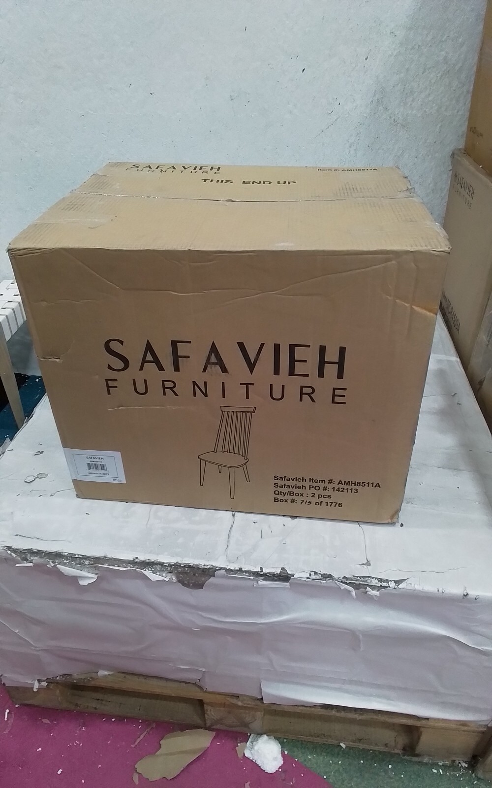 Safavieh BURRIS SIDE CHAIR, Reduced Price 2172740383 AMH8511A