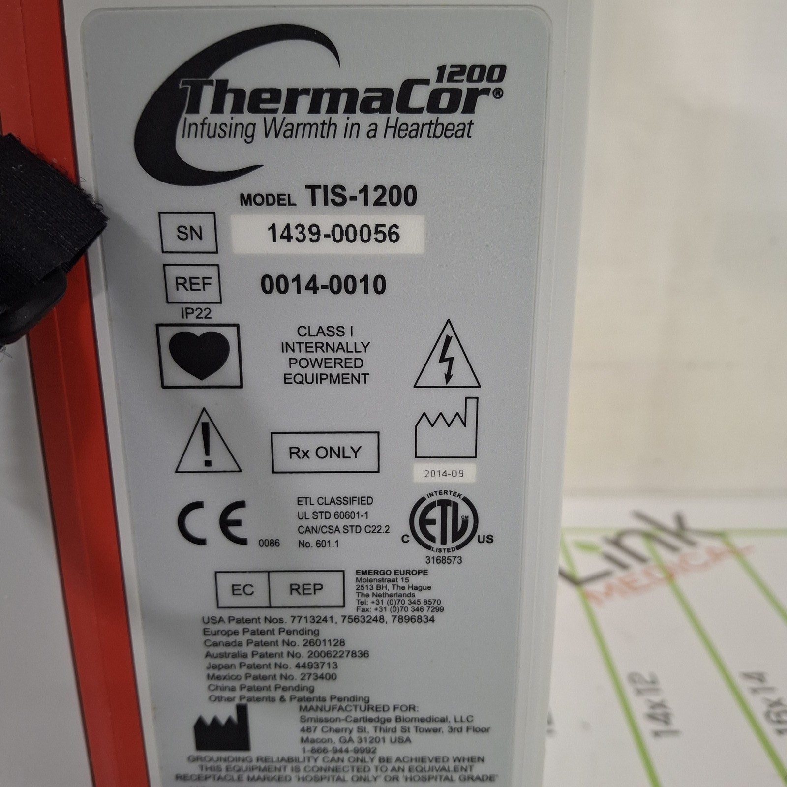ThermaCor TIS-1200 Rapid-Infusor