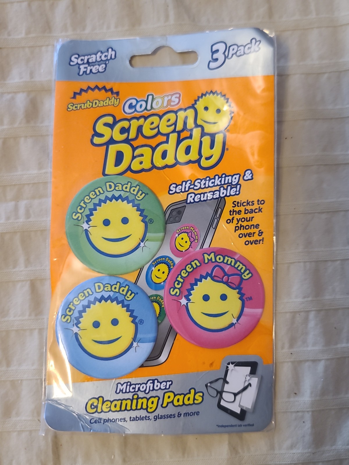 Screen Daddy Microfiber Cleaning Pads 3pk NIP
