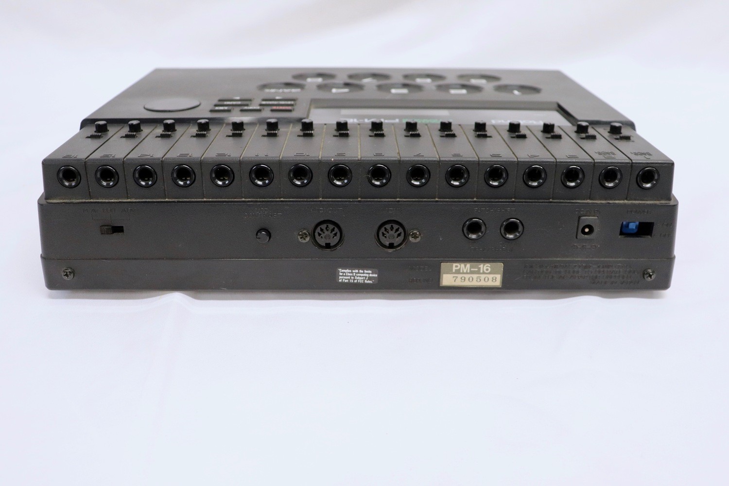 Roland PM-16 Pad MIDI Interface Drum Trigger Module AS-IS Parts Read No PSU