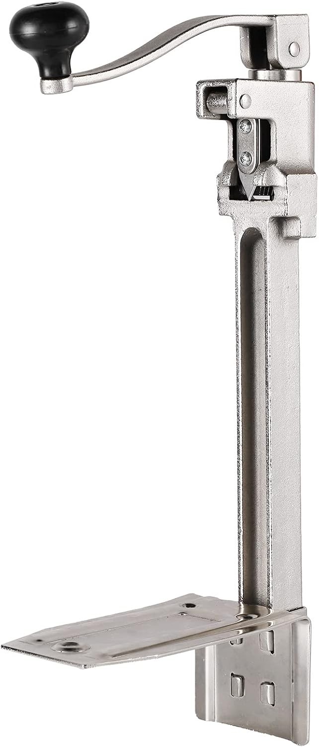 Commercial Manual Can Opener Heavy Duty Tabletop #10 Can Opener Steel
