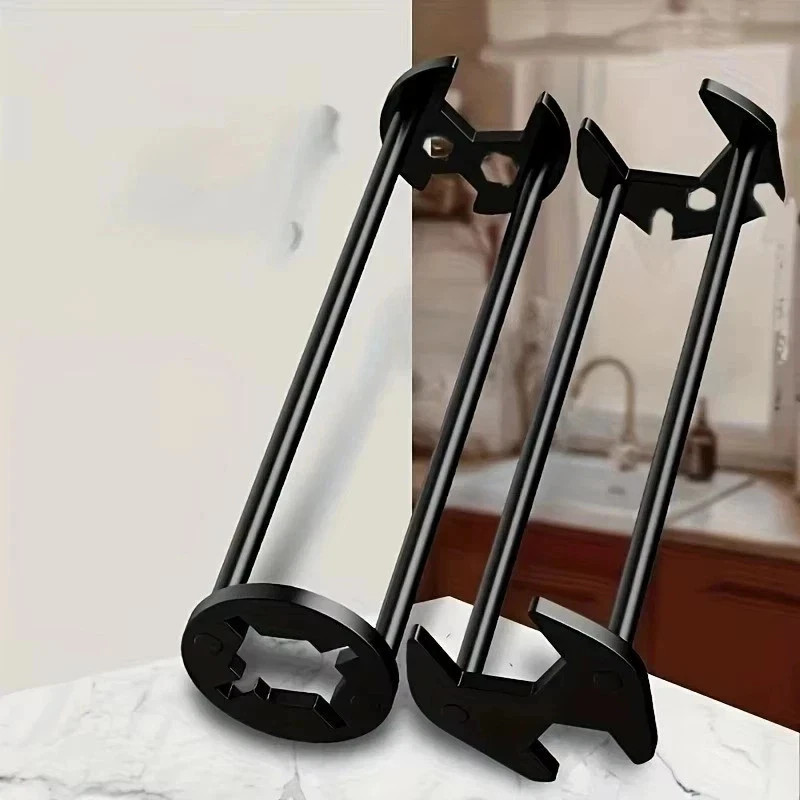 Multifunctional Sink Wrench Set, 2-Pack Basin and Faucet Wrench Tool with Fou...