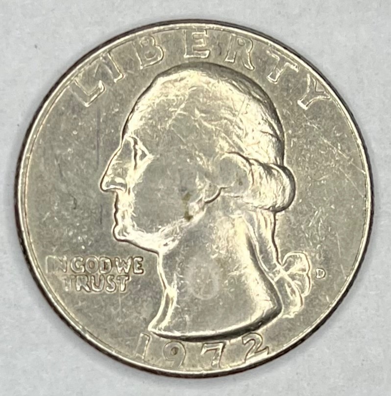 1972 D Washington Quarter