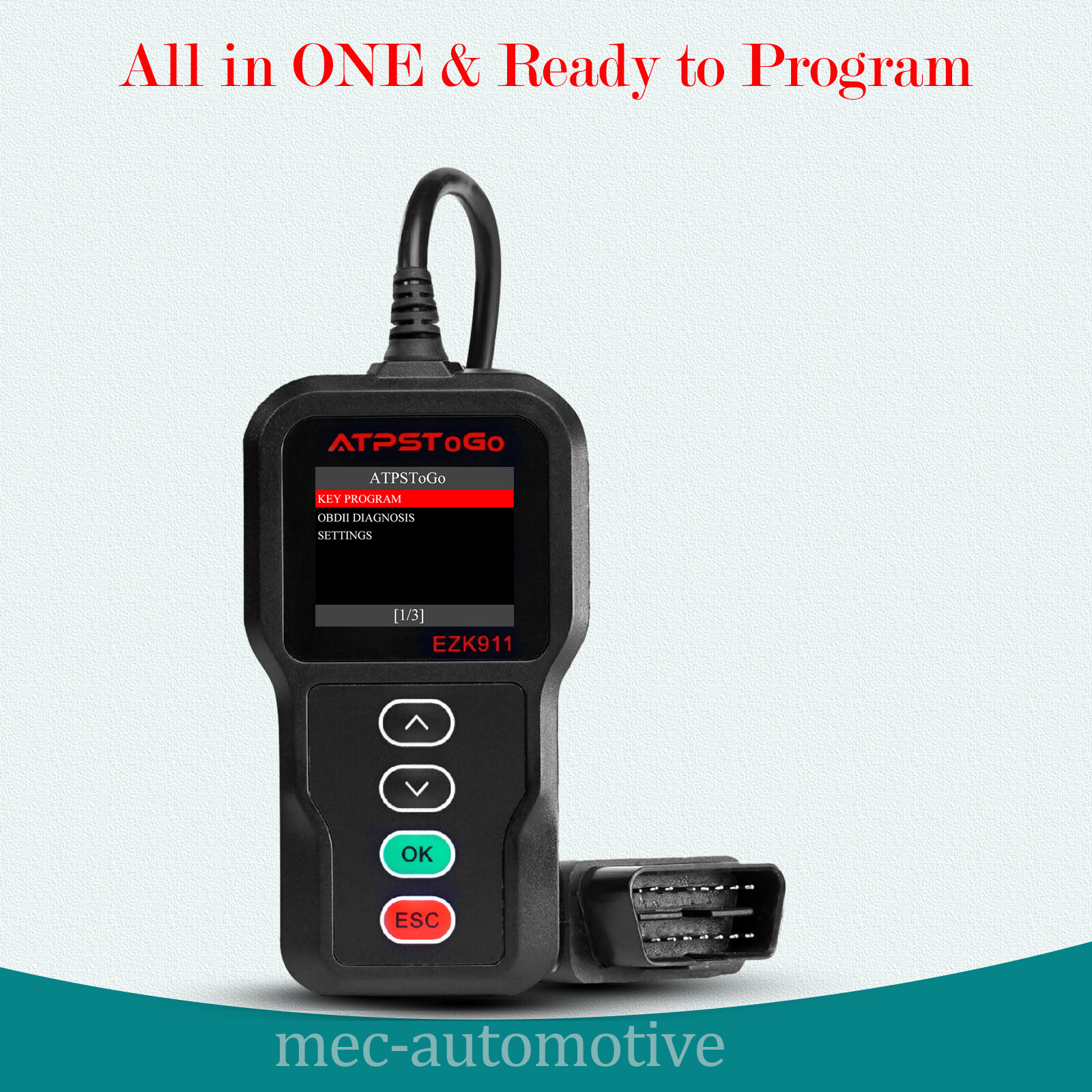 New Unlocked Replacement Remote Key Fob & Tool Dodge, Chrysler, Jeep, RAM VW