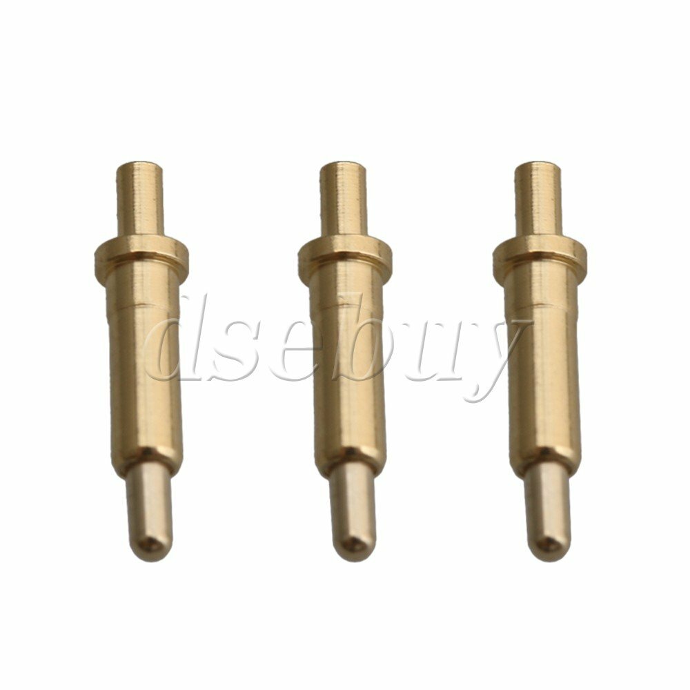 100pcs 9mm Length Spring Loaded Test Probes Pogo Pins Cusp Spear for Testing