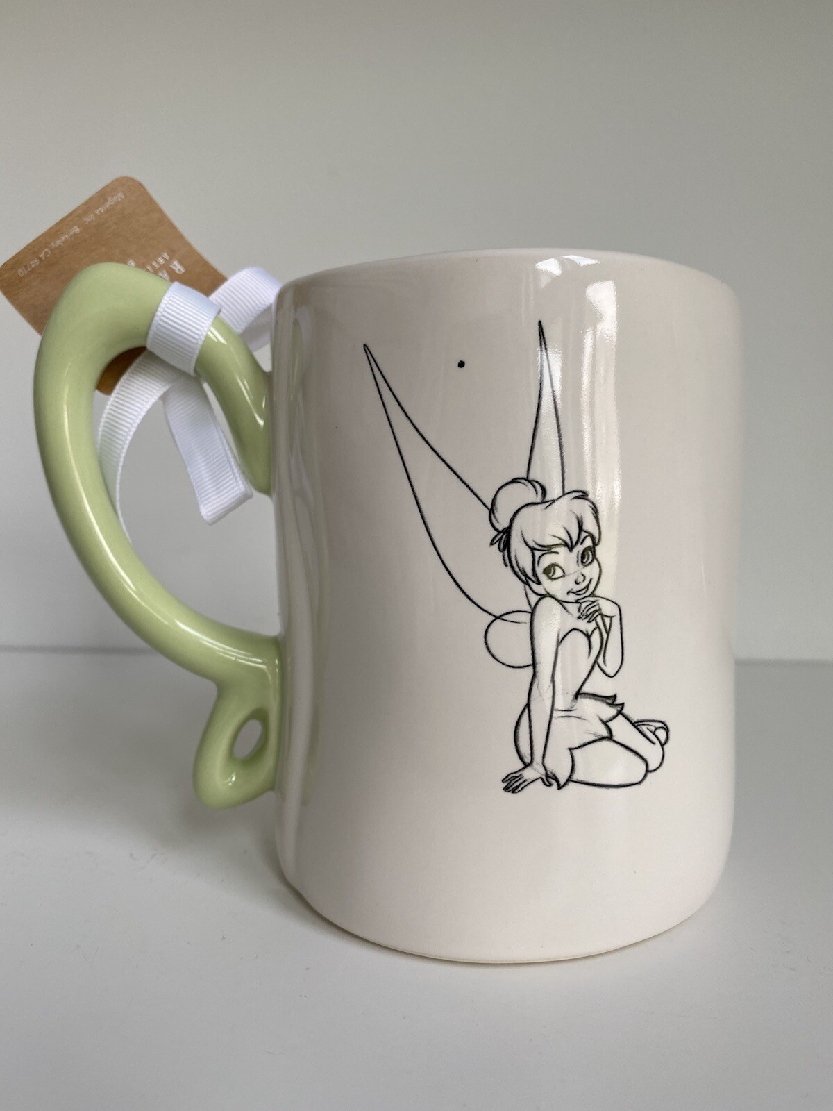 Disney Tinker Bell Tinkerbell Two Sided Coffee Mug. NWT. Rae Dunn