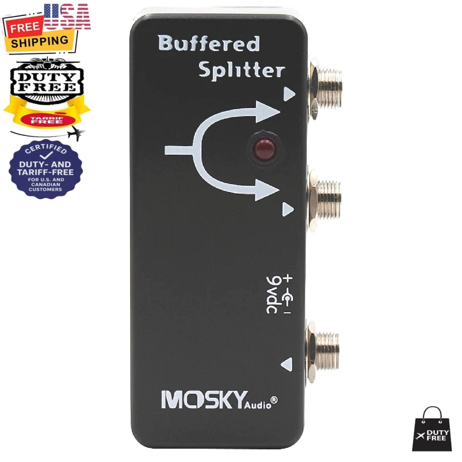 Mosky Buffered Splitter Guitar FX Pedal Signal Dual Clean Output High Quality