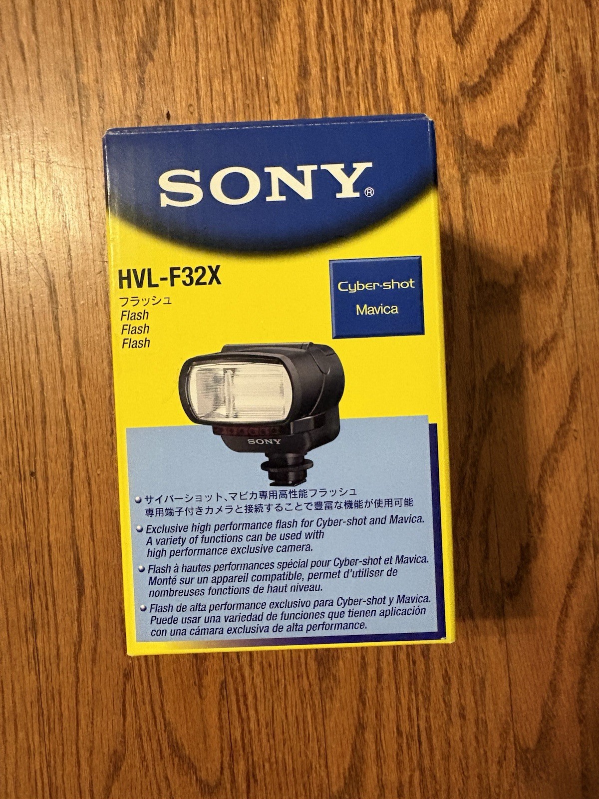 Boxed Sony HVLF32X External Auto Programmable Flash - (HVL-F32X)