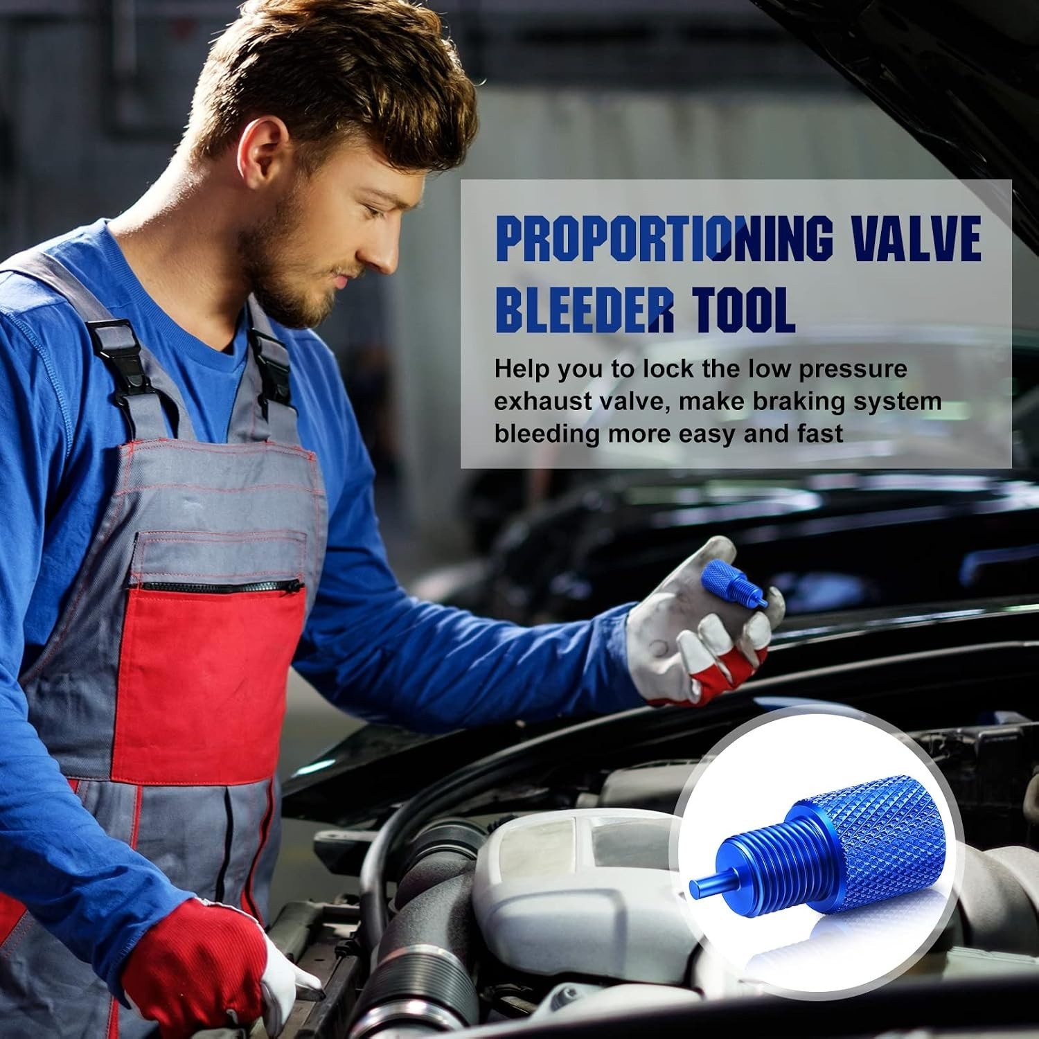 Compact 2-Pack Brake Proportioning Valve Bleeder Tools for Quick Maintenance
